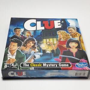 Hasbro CLUE Classic Detective Mystery Family Board Game Sealed Ages 8+ 2018 NEW